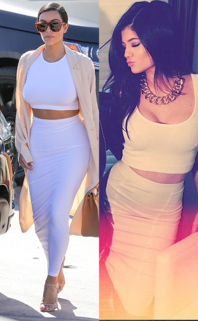 Kim Kardashian, Kylie Jenner, Look Alike Style
